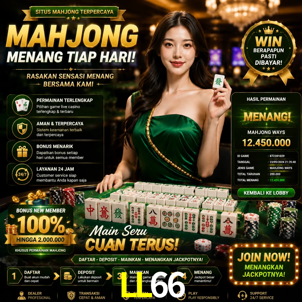 Cashback VIP LL66 - reembolso semanal